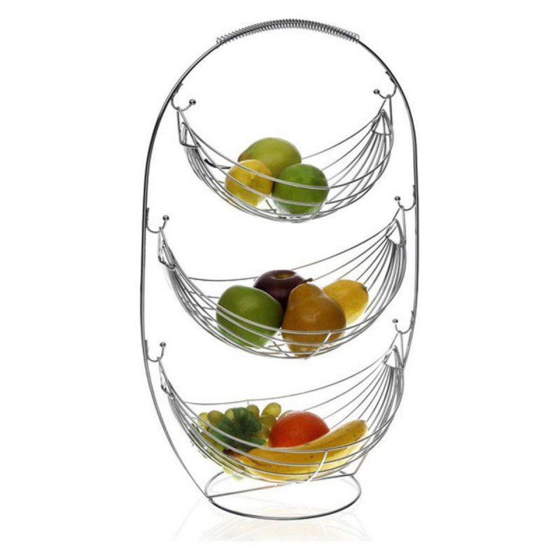 Portafrutta Versa Metallo Acciaio (27 x 59 x 36 cm)