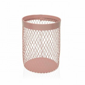 Contenitore per Utensili da Cucina Versa Metallo Acciaio 11,5 x 15,5 x 11,5 cm Rosa