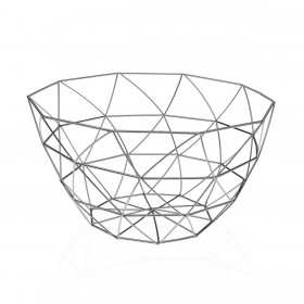 Portafrutta Versa Arco Grigio Acciaio (25 x 13,5 x 25 cm)