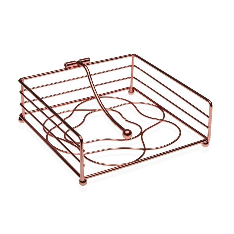 Portatovagliolo Versa Metallo Acciaio 18,5 x 6,8 x 18,5 cm Multicolore