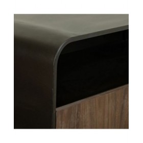 Credenza Alexandra House Living Marrone Ferro Legno di abete 44 x 80 x 90 cm