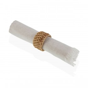 Anello portatovagliolo Versa Marrone Rattan 5 x 3 x 5 cm