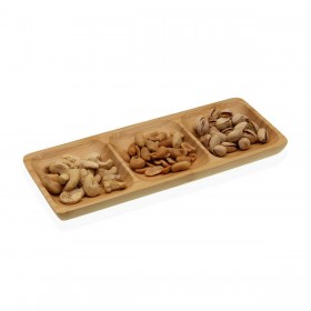 Vassoio per aperitivi Versa Bambù 10 x 2 x 26 cm