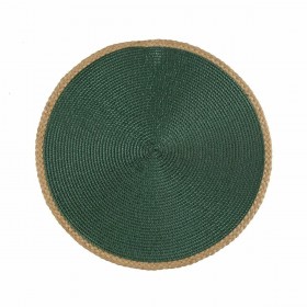 Sottopentola Versa Verde Juta polipropilene Giacinto d'acqua 38 x 38 cm