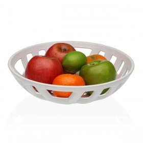 Portafrutta Versa Bianco Ceramica Porcellana 28 x 7 x 28 cm