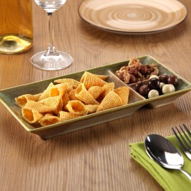 Vassoio per aperitivi Versa Verde 11,5 x 2,7 x 25 cm Sushi