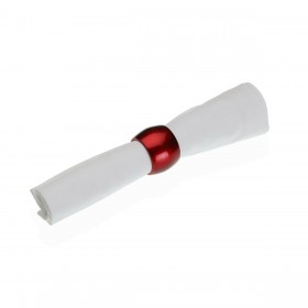 Anello portatovagliolo Versa Rosso polipropilene 4,7 x 3,2 x 4,7 cm 4 Pezzi
