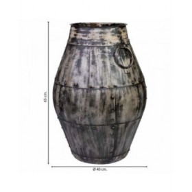 Vaso Alexandra House Living Grigio Legno di mango 40 x 65 x 40 cm