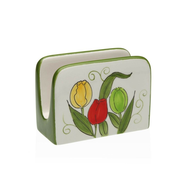 Portatovagliolo Versa Ceramica 5 x 8 x 11 cm Tulipano
