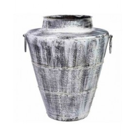 Vaso Alexandra House Living Bianco Legno di mango 50 x 58 x 50 cm