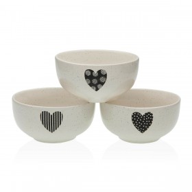 Ciotola Versa NATHALIE  Gres 13 x 6,4 x 13 cm Cuore