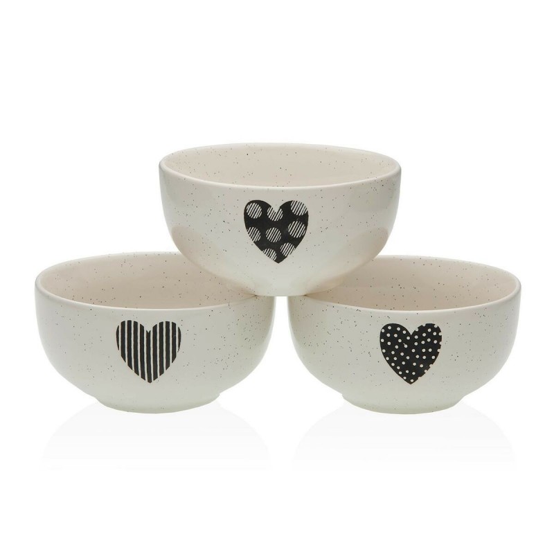 Ciotola Versa NATHALIE  Gres 13 x 6,4 x 13 cm Cuore