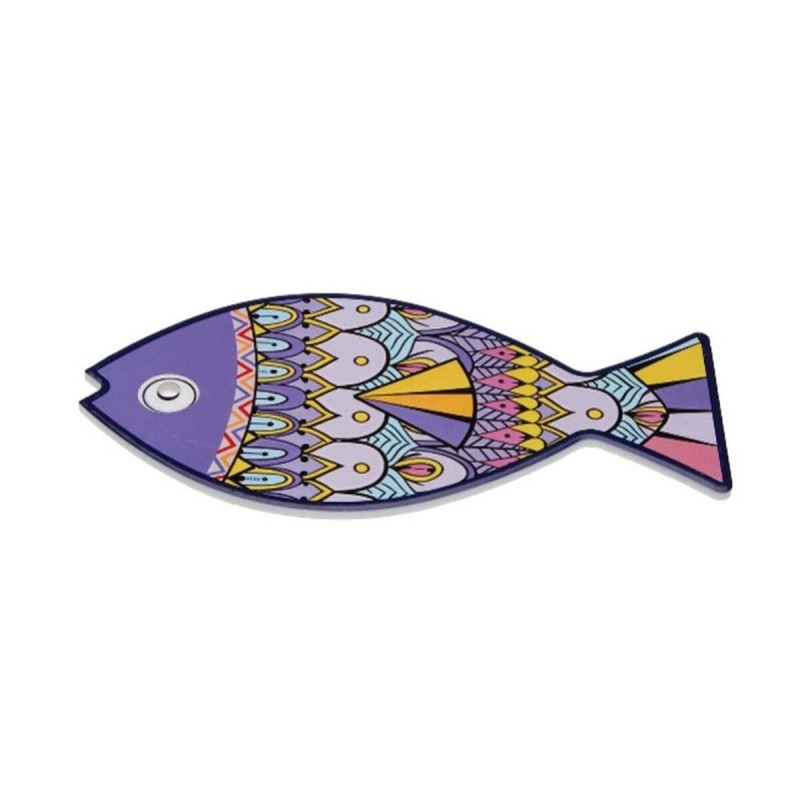 Sottopentola Versa Sughero Ceramica Pesce 14 x 0,7 x 20 cm