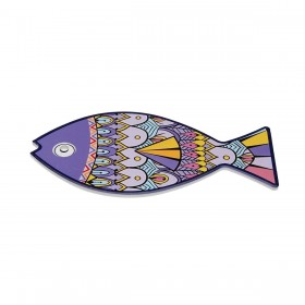 Sottopentola Versa Sughero Ceramica Pesce 14 x 0,7 x 20 cm