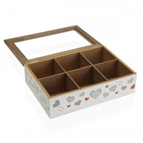 Scatola per Infusioni Versa Legno 17 x 7 x 24 cm