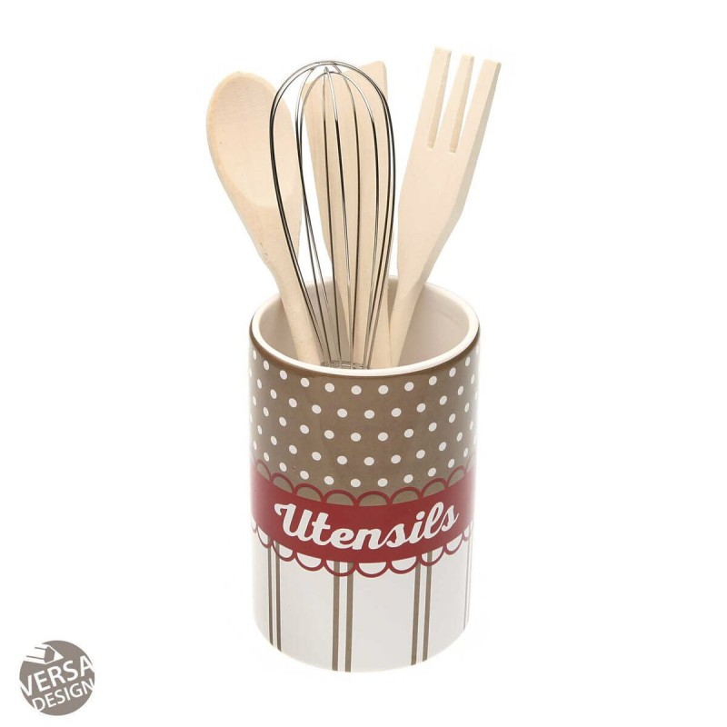 Contenitore per Utensili da Cucina Versa Ceramica 10 x 15 x 10 cm