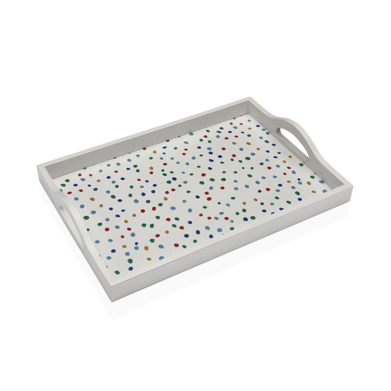 Vassoio Versa Dotty Legno MDF 24 x 4,5 x 34 cm
