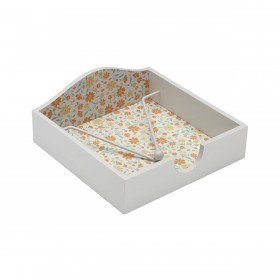 Portatovagliolo Versa Clivia Legno MDF 18 x 7 x 18 cm