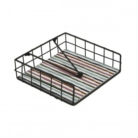 Portatovagliolo Versa Ligne Acciaio 35 x 0,03 x 25 cm