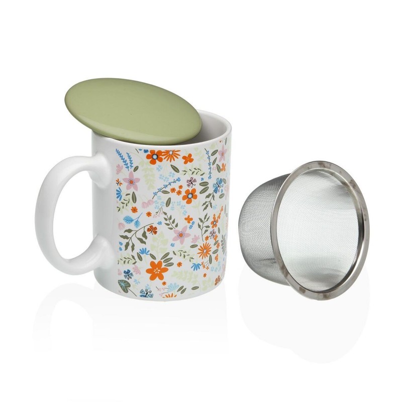 Tazza con Filtro per Infusioni Versa Fiori