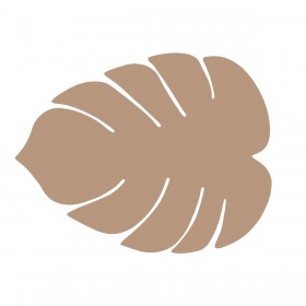 Sottopentola Versa Beige Foglio 35 x 44,5 cm