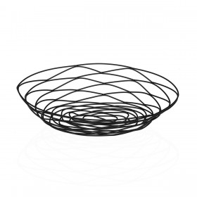 Portafrutta Versa Nero Metallo Acciaio 23 X 7 X 31 CM
