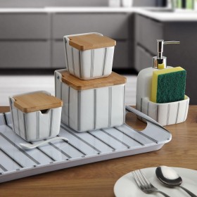 Portazucchero Versa G-LINES Ceramica 8,8 x 8,5 x 8,8 cm