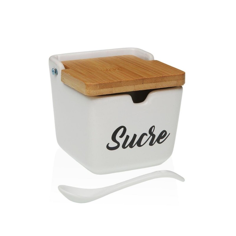 Portazucchero Versa SUCRE Bianco Ceramica 8,8 x 8,5 x 8,8 cm