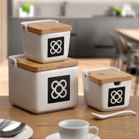 Portazucchero Versa Ceramica 8,8 x 8,5 x 8,8 cm