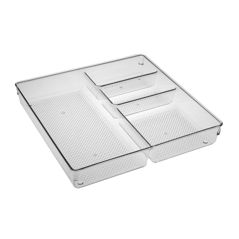 Vassoio Portaposate Versa Trasparente Plastica 30,6 X 5,6 X 30,6 CM