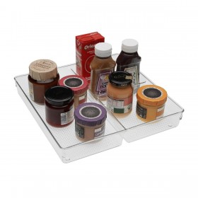 Vassoio Portaposate Versa Trasparente Plastica 30,6 X 5,6 X 30,6 CM