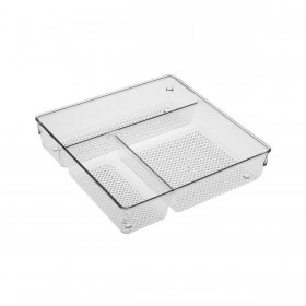 Vassoio Portaposate Versa Trasparente Plastica 23,2 X 5,6 X 23,2 CM