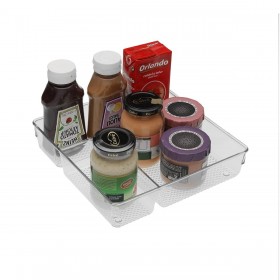 Vassoio Portaposate Versa Trasparente Plastica 23,2 X 5,6 X 23,2 CM