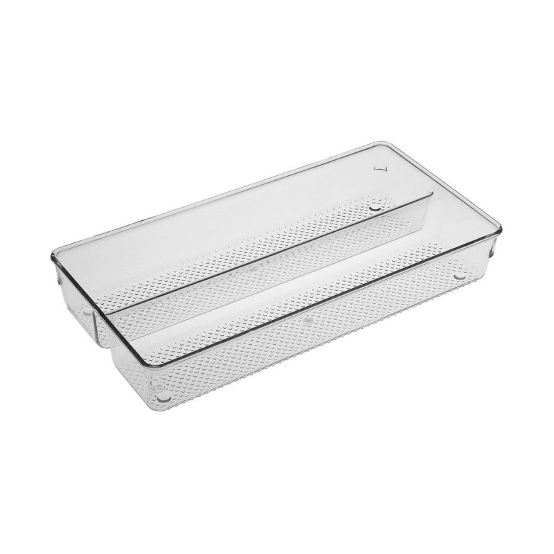 Vassoio Portaposate Versa Trasparente Plastica 30,7 X 5,8 X 15,3 CM