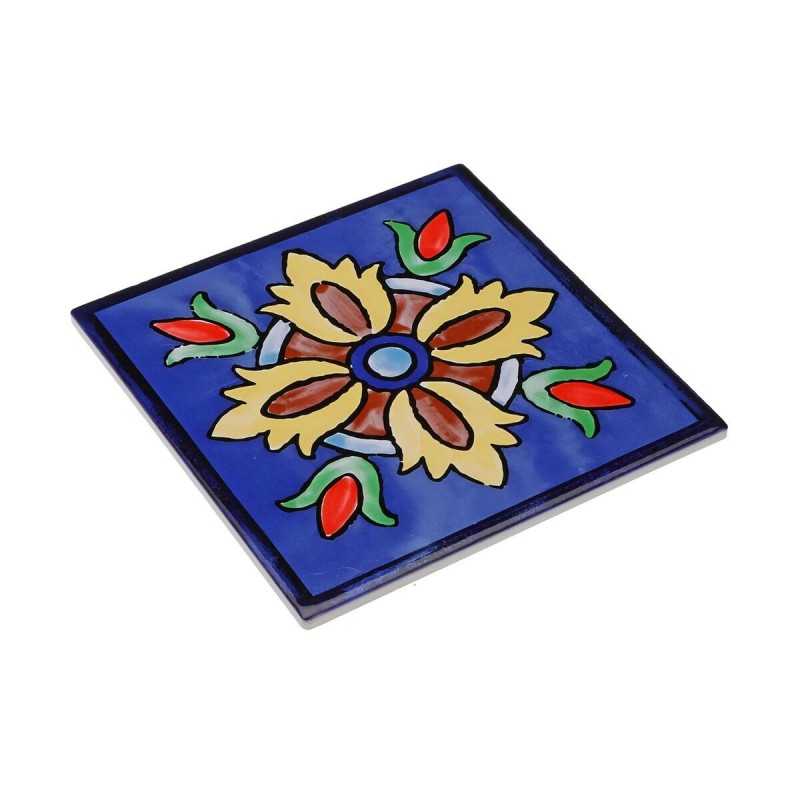 Sottopentola Versa Azzurro Sughero Ceramica Piastrella 20 X 0,6 X 20 CM