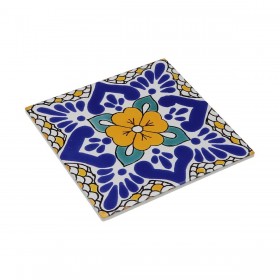 Sottopentola Versa Azzurro Sughero Ceramica Piastrella 20 X 0,6 X 20 CM