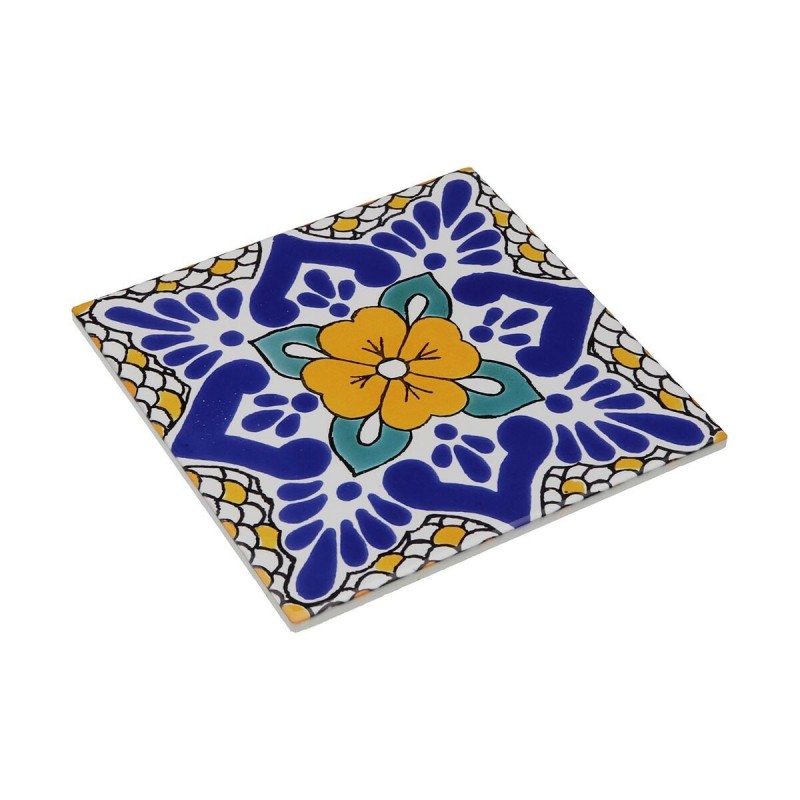 Sottopentola Versa Azzurro Sughero Ceramica Piastrella 20 X 0,6 X 20 CM