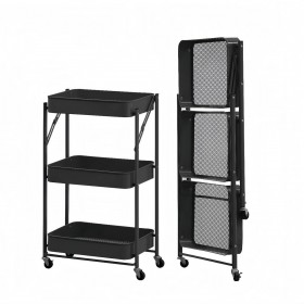 Carrello per Verdure Versa Nero Metallo