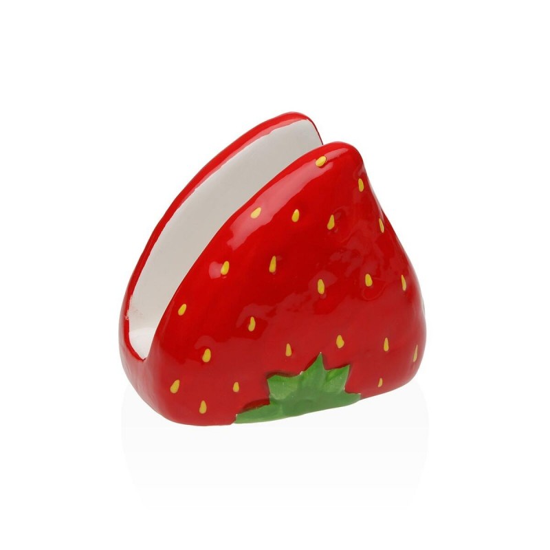 Portatovagliolo Versa Ceramica 9,5 X 10,1 X 7,4 CM Fragola