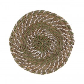 Sottopentola Versa Bianco Verde Tessile Giacinto d'acqua 38 cm