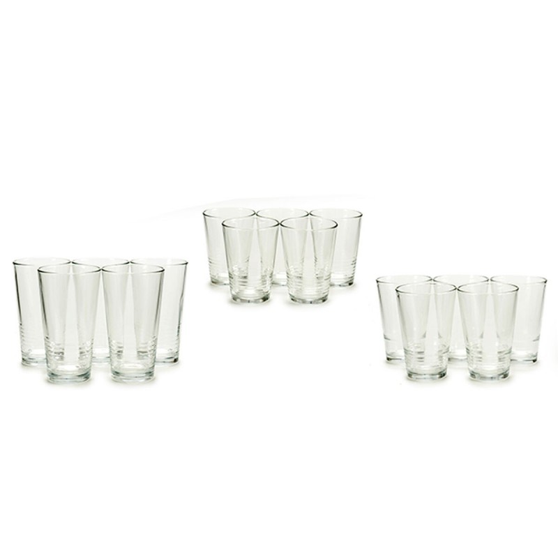 Set di Bicchieri Vivalto S18091/BHA Trasparente Vetro