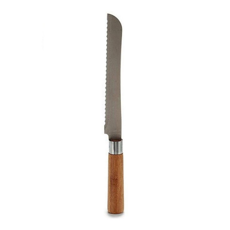 Coltello Seghettato Kinvara KT116042B Legno Bambù Acciaio inossidabile