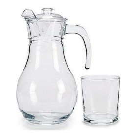 Set di Bicchieri Vivalto BIG-S3604465 Trasparente Vetro Brocca