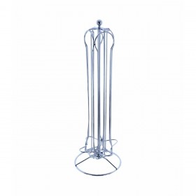 Supporto per 36 Capsule di Caffè Kinvara Nespresso Argentato Metallo 13 x 39 x 13 cm Girevole 36 Pezzi