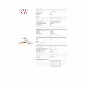Ventilatore da Soffitto con Luce Romimex Bianco Naturale