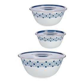Ciotola Stefanplast 55201 Azzurro Plastica (3 Pezzi)