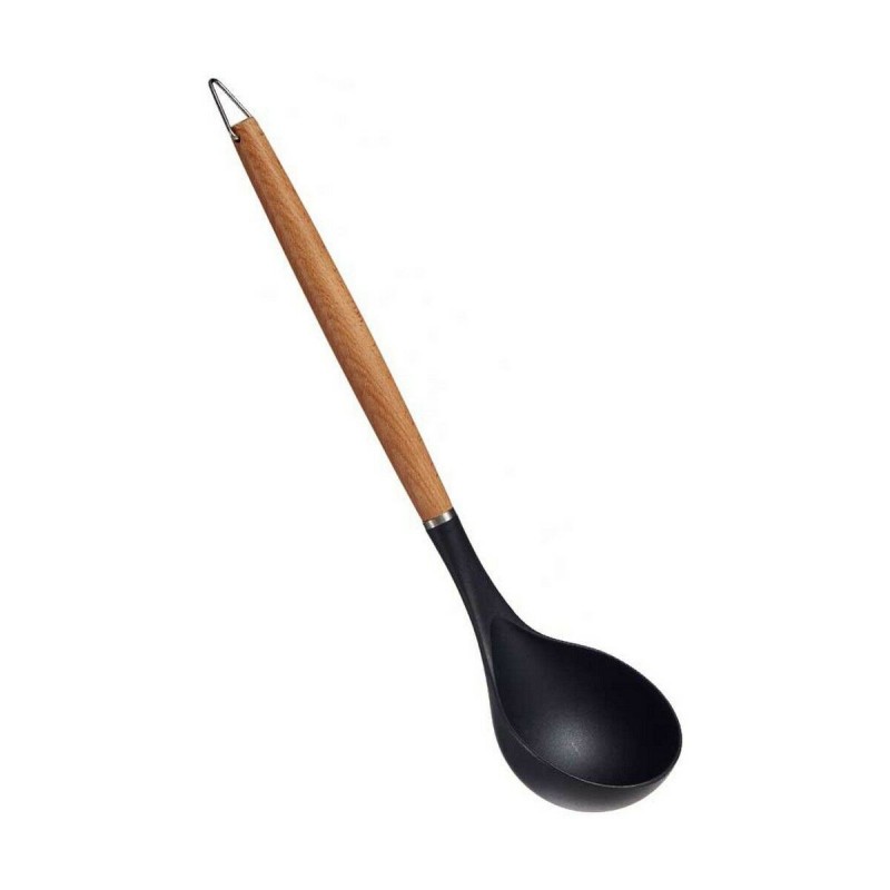 Mestolo Kinvara legno di faggio 8 x 3 x 32,5 cm Marrone Nero