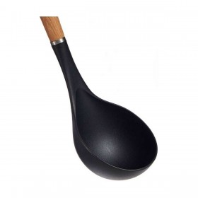 Mestolo Kinvara legno di faggio 8 x 3 x 32,5 cm Marrone Nero