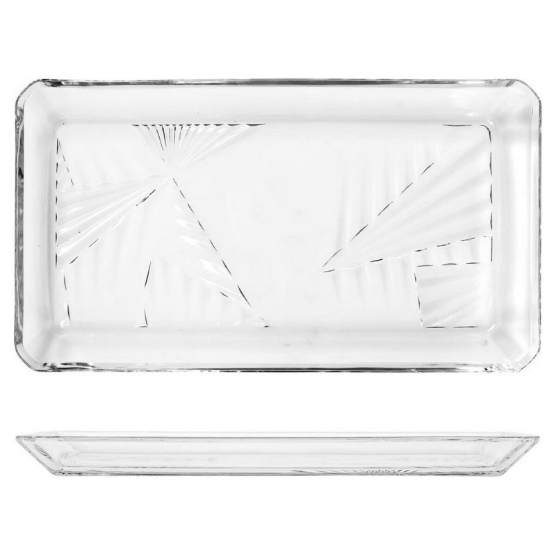 Vassoio Pasabahce 5798222 Trasparente Vetro Cristallo 12 x 1,8 x 21,8 cm