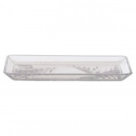 Vassoio Pasabahce 5798222 Trasparente Vetro Cristallo 12 x 1,8 x 21,8 cm
